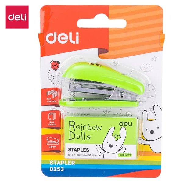 deli-e0253-stapler-mini-rainbow-dolls-no-10-e0253